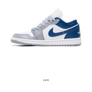 Air jordan Low 1  NWT. “Stealth/ French Blue”